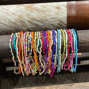 30 Colorful Beaded Bracelet Set